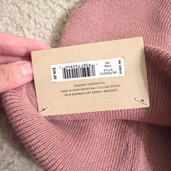 Pink Levi’s Beanie - Picture 2 of 5